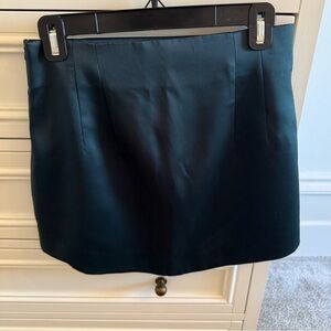 Zara dark green mini skirt